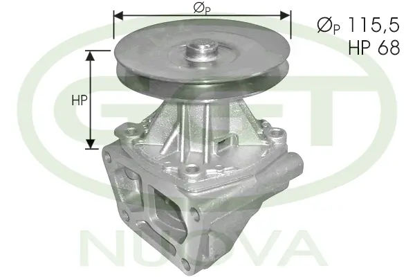 Water Pump, engine cooling (PA10021)