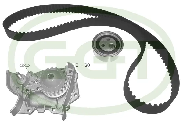 Water Pump & Timing Belt Kit (KPA20116)