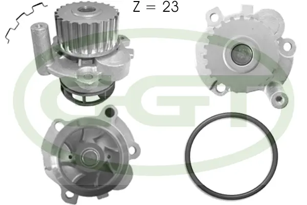 Water Pump, engine cooling (PA12525)