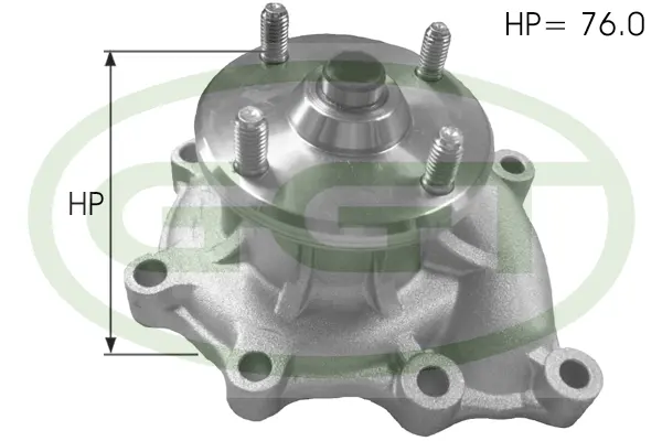 Water Pump, engine cooling (PA12683)
