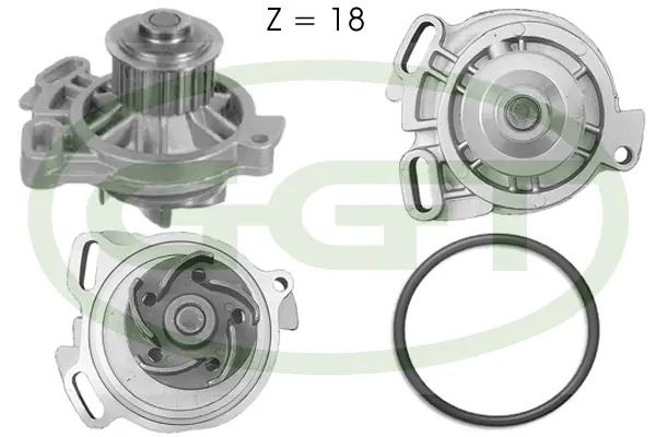 Water Pump, engine cooling (PA10600)