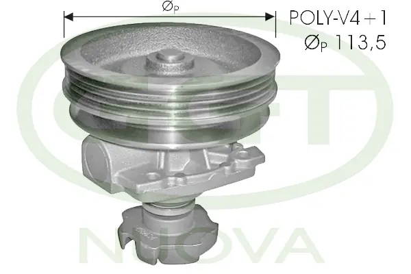 Water Pump, engine cooling (PA10963)