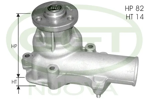 Water Pump, engine cooling (PA00291)