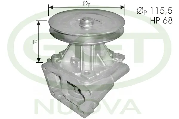 Water Pump, engine cooling (PA00260)