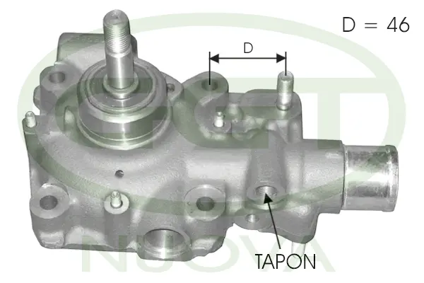 Water Pump, engine cooling (PA11242)