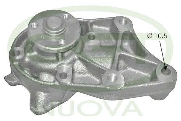 Water Pump, engine cooling (PA10515)