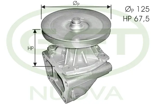 Water Pump, engine cooling (PA10503)