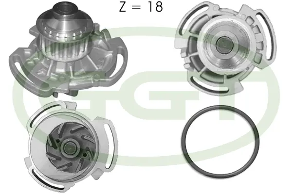 Water Pump, engine cooling (PA10593)