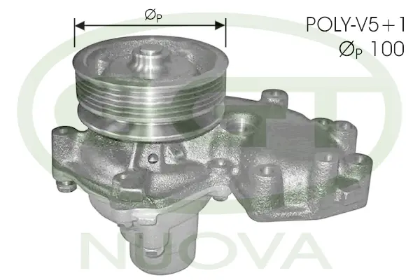 Water Pump, engine cooling (PA10513)