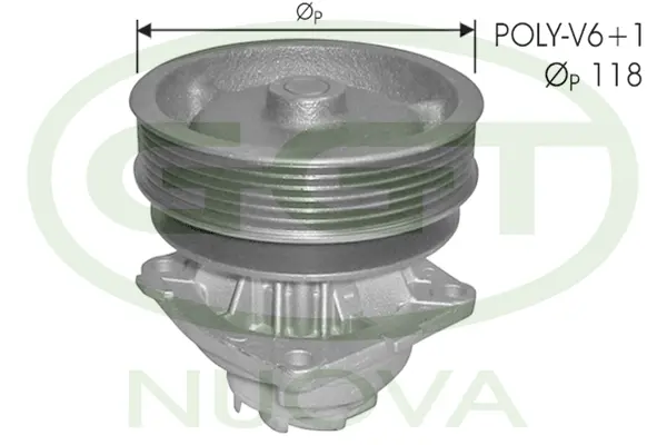 Water Pump, engine cooling (PA10924)