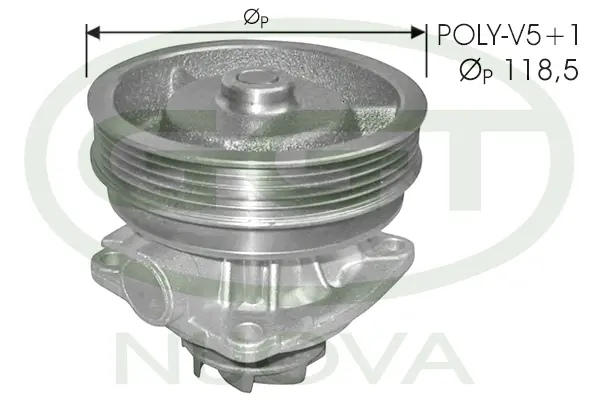 Water Pump, engine cooling (PA10710)