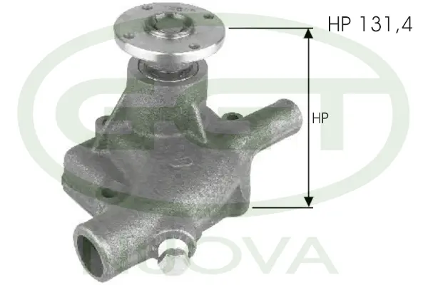 Water Pump, engine cooling (PA12331)