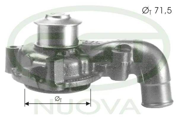 Water Pump, engine cooling (PA11231)
