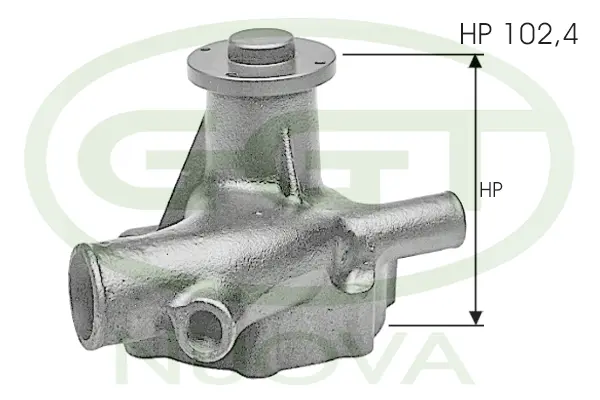 Water Pump, engine cooling (PA10821)