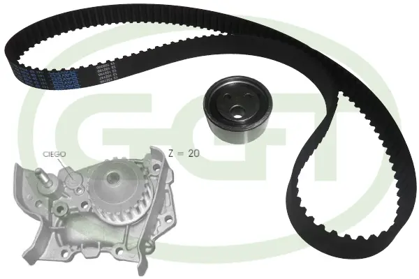 Water Pump & Timing Belt Kit (KPA20017)