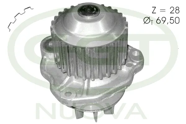 Water Pump, engine cooling (PA12519)