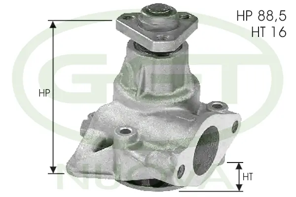 Water Pump, engine cooling (PA12120)