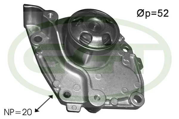 Water Pump, engine cooling (PA12578)