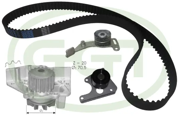 Water Pump & Timing Belt Kit (KPA20023)