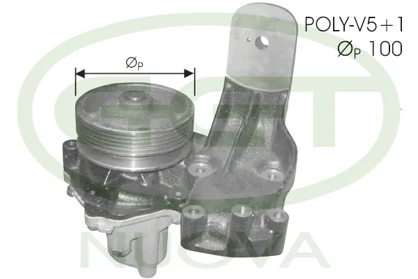 Water Pump, engine cooling (PA00803)
