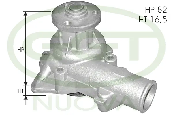 Water Pump, engine cooling (PA10015)