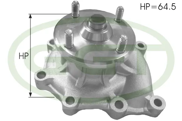 Water Pump, engine cooling (PA12583)