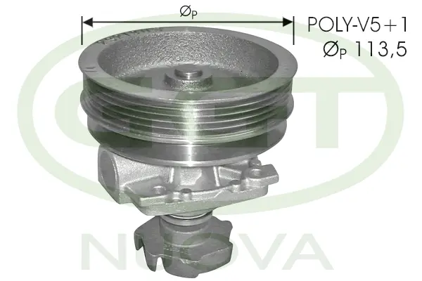 Water Pump, engine cooling (PA10672)