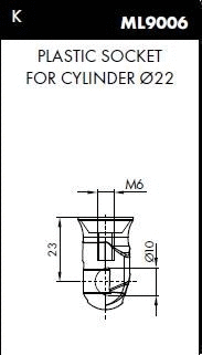Gas Spring, boot/cargo area (ML5839)