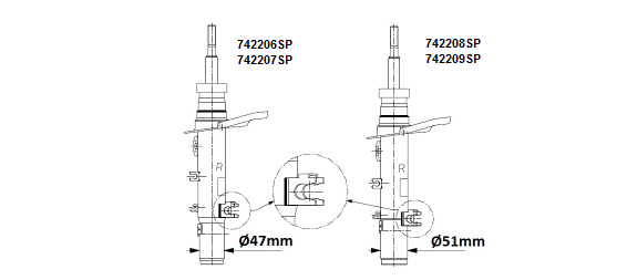 Shock Absorber (742209SP)