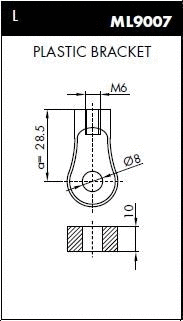 Gas Spring, bonnet (ML5679)