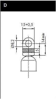 Gas Spring, boot/cargo area (ML5445)