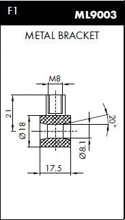 Gas Spring, boot/cargo area (ML5074)