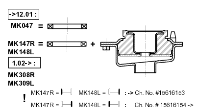 Suspension Strut Support Mount (MK147)