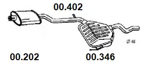 Rear Muffler (00.402)