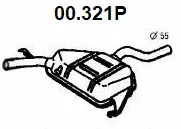 Rear Muffler (00.321P)