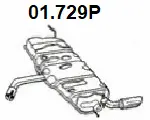 Rear Muffler (01.729P)