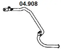 Exhaust Pipe (04.908)