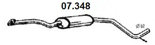Centre Muffler (07.348)