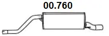 Rear Muffler (00.760)