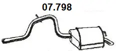 Rear Muffler (07.798)