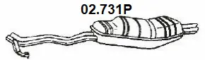 Rear Muffler (02.731P)