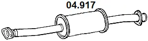 Centre Muffler (04.917)