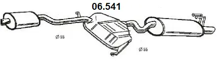 Rear Muffler (06.541)