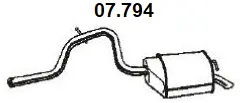 Rear Muffler (07.794)