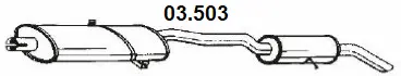 Rear Muffler (03.503)