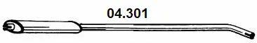 Centre Muffler (04.301)