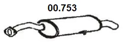 Rear Muffler (00.753)