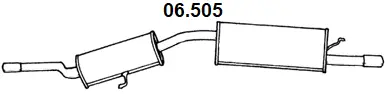 Rear Muffler (06.505)