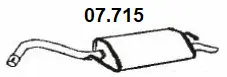 Rear Muffler (07.715)