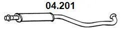 Front Muffler (04.201)